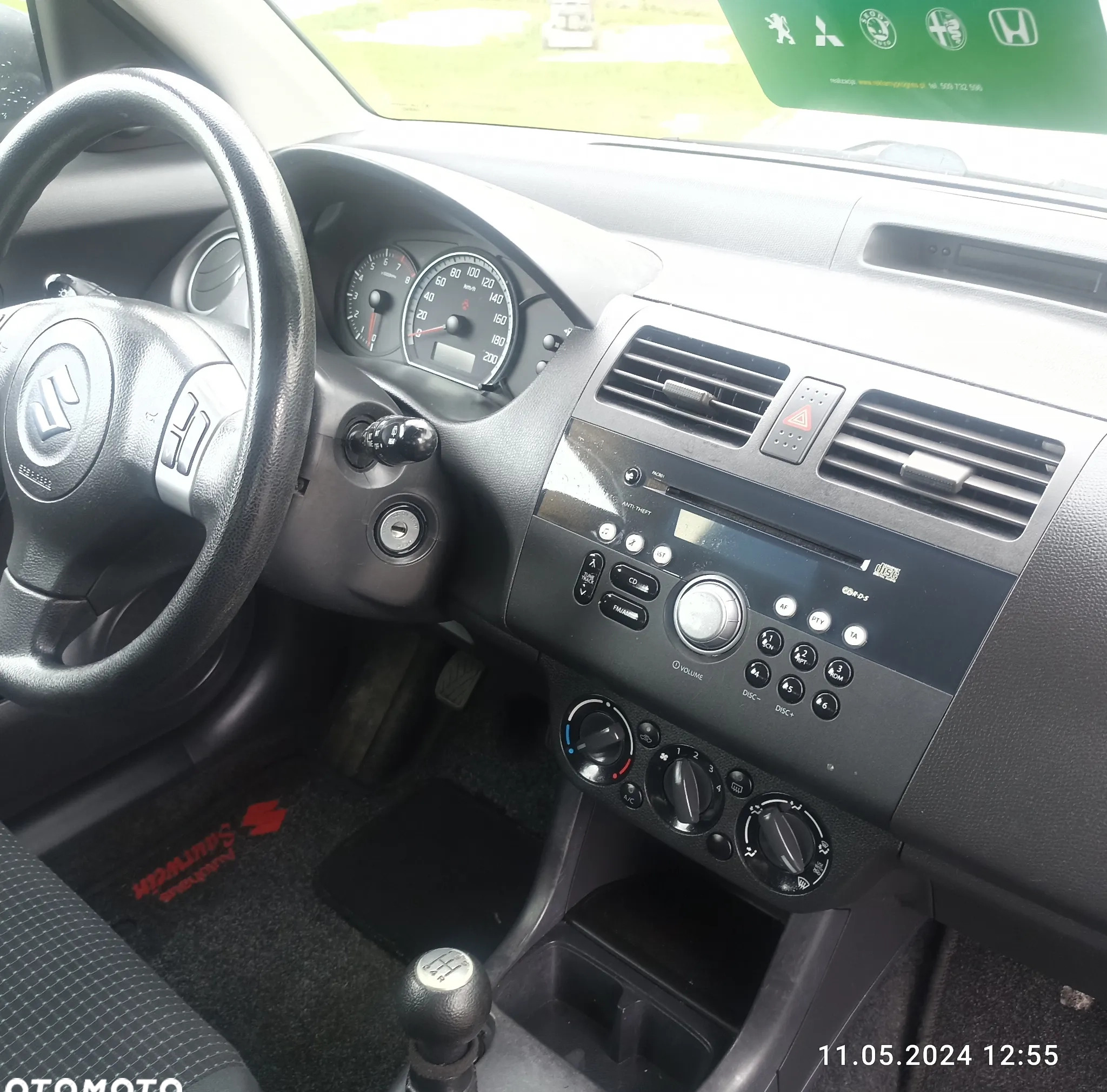 Suzuki Swift cena 11800 przebieg: 190000, rok produkcji 2005 z Piła małe 172